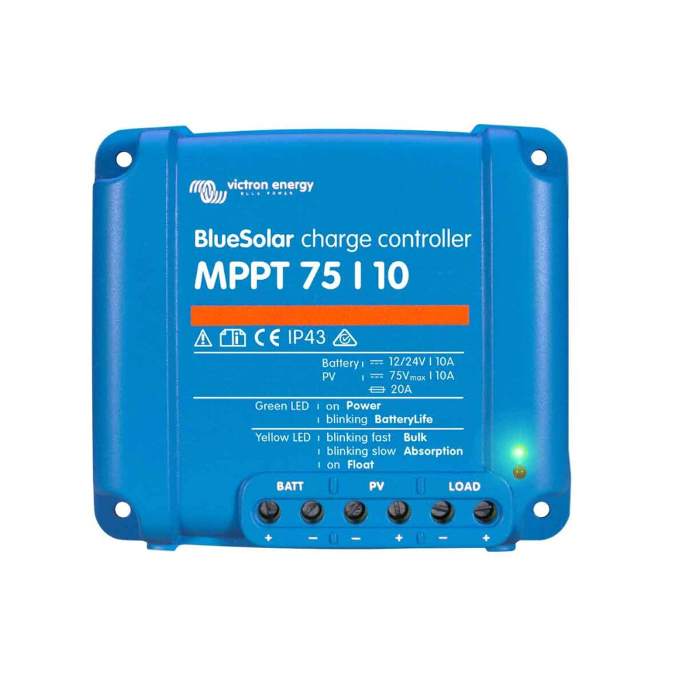 Victron Energy Bluesolar 10A Mppt 75/10 Solar Charge Controller Regulator 12V24v