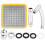(Type) 9 Inch, 360 Degree Rotatable, Square shaped Rainfall Shower Head 6