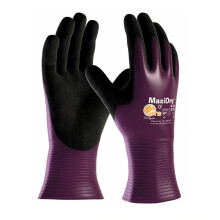 (9/Large) 3 Pack MaxiDry ATG Ultra Lightweight Nitrile Grip Oil-Resistant Glove 56-426