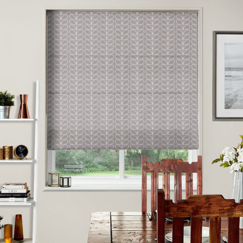 Orla Kiely Orla Kiely Roller Blind Linear Stem Silver Ready Made Translucent 60x162cm