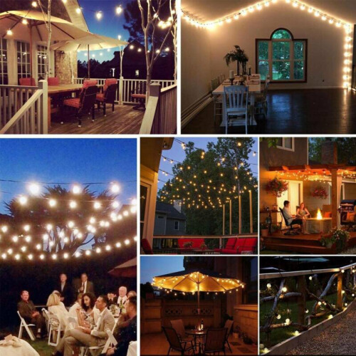 50ft Globe Festoon String Lights 2