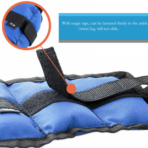 6KG Ankle Weights Resistance Strength Exercise Wrist Bracelets Straps 1