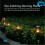 8X PCs Solar Light Waterproof LED Flame Flickering Dancing Garden Lamp 8