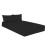 (Double, Black) Polycotton Plain Dyed Fitted Sheet Hotel Quality Soft Luxury Easy Care Bed Sheets Only. 1