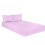 (Single, Lilac) Polycotton Plain Dyed Fitted Sheet Hotel Quality Soft Luxury Easy Care Bed Sheets Only. 1