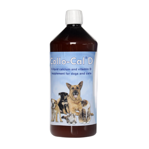 Collo Cal D Liquid Calcium & Vitamin D For Cats & Dogs 1L on OnBuy