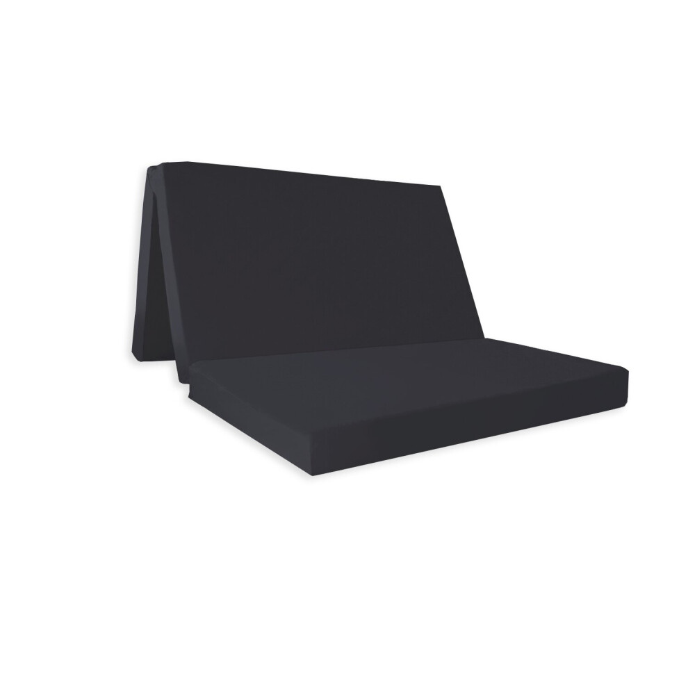 (Black) Visco Therapy Double Badenia Folding ZBed Mattress-image-OPC-P78KYDW-NEW