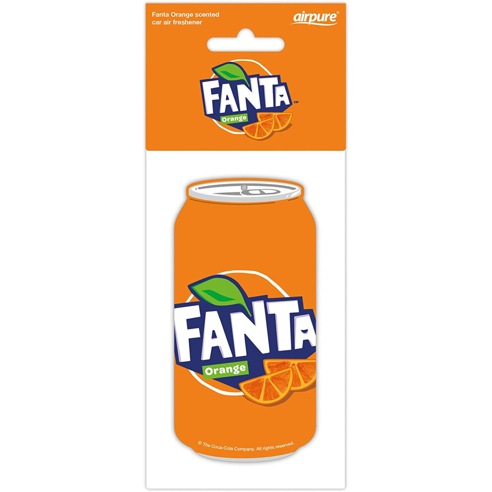 Fanta Car Air Freshener  Fragrance Scent 2D - Orange