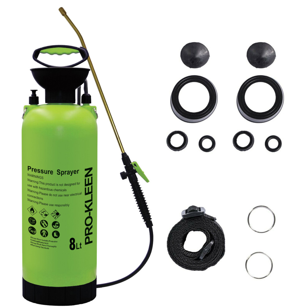 Pro-Kleen 8L Garden Pump Sprayer - Metal/Iron - Image 4