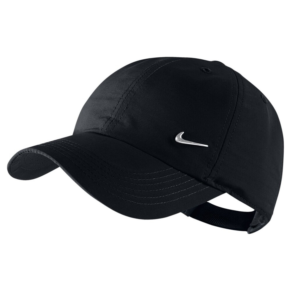 Nike H86 Youths Metal Swoosh Cap Black