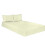 (Single, Cream) Polycotton Plain Dyed Fitted Sheet Hotel Quality Soft Luxury Easy Care Bed Sheets Only. 1