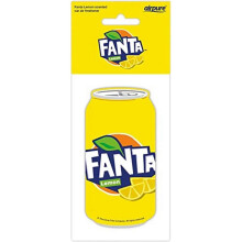 Fanta Car Air Freshener Fragrance Scent 2D - Lemon