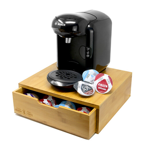Maison & White Bamboo 64 Tassimo Coffee Pod Drawer