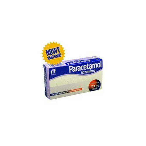 Paracetamol Farmina 125 mg, suppositories, 10 pieces, czopki 2