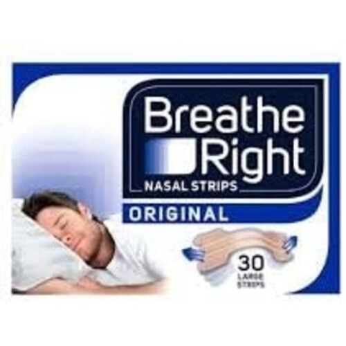Breathe Right Snoring Congestion Relief Nasal Strips, 30 Strips