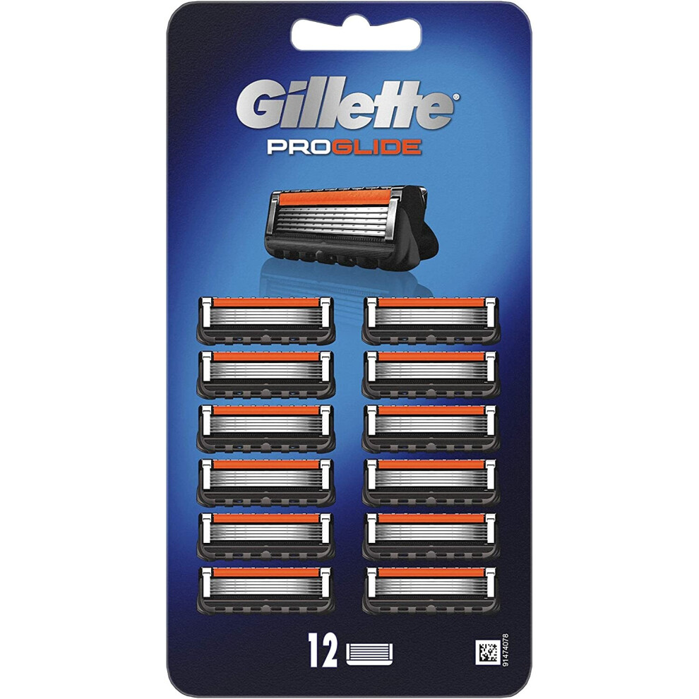 Gillette 12Pk Proglide Men's Refill Blades