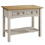Mercers Furniture Corona Console Table Grey 2 Drawer Solid Wood Pine Wooden Hallway 2