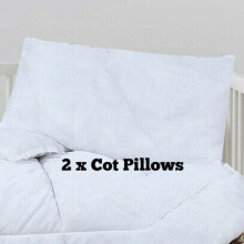 (Cot Pillow) Baby Cot Bed Duvet Quilt Pillow Bedding Anti Allergy - Junior Toddler Cot Quilt