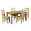 Mercers Furniture Corona Dining Table and 4 Chairs Small Extending Set Mexican Pine Wooden 2
