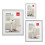 (3 Pack, Silver) Photo Frame Aluminium Safety Glass Premium Quality 4