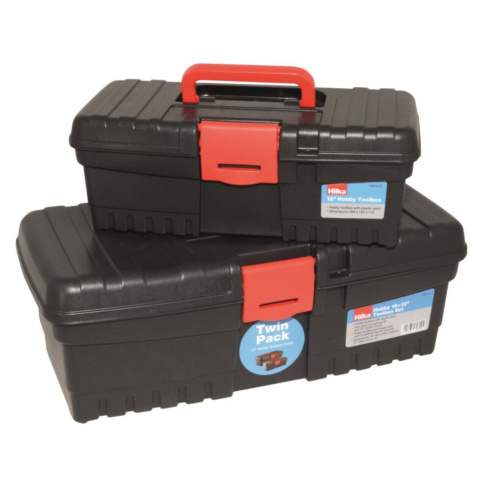 Hilka Hobby 16"+12" Toolbox Set