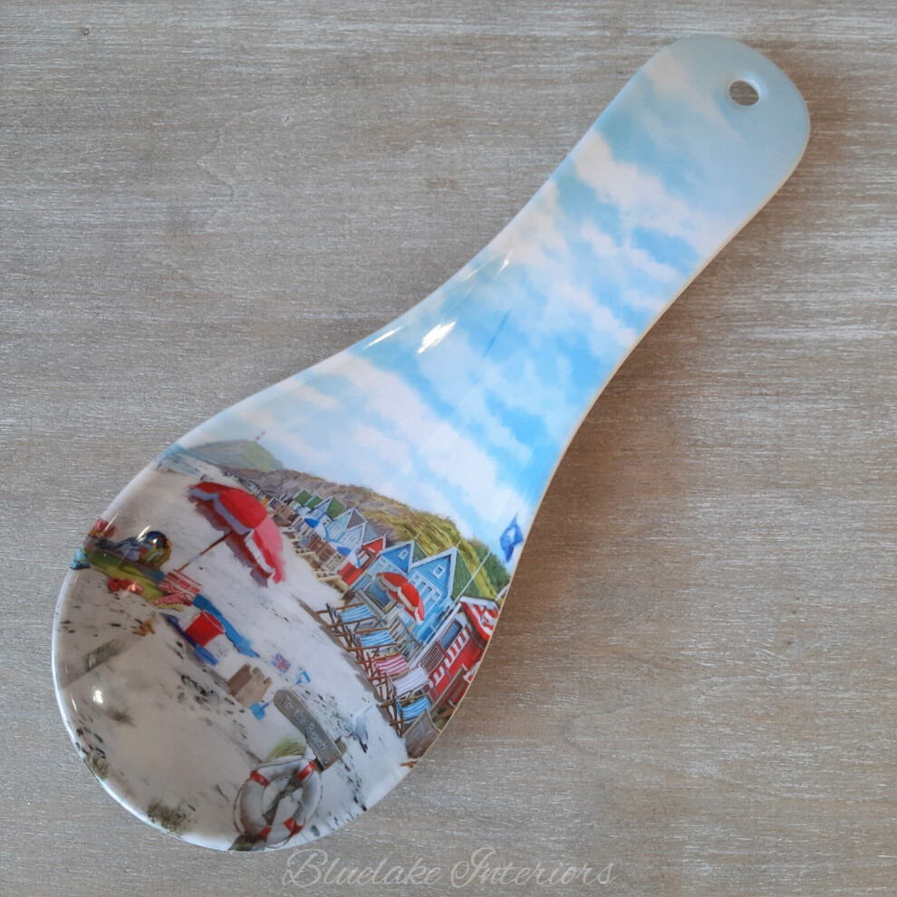 Sandy Bay Nautical Design Spoon Rest Beach Huts Seaside