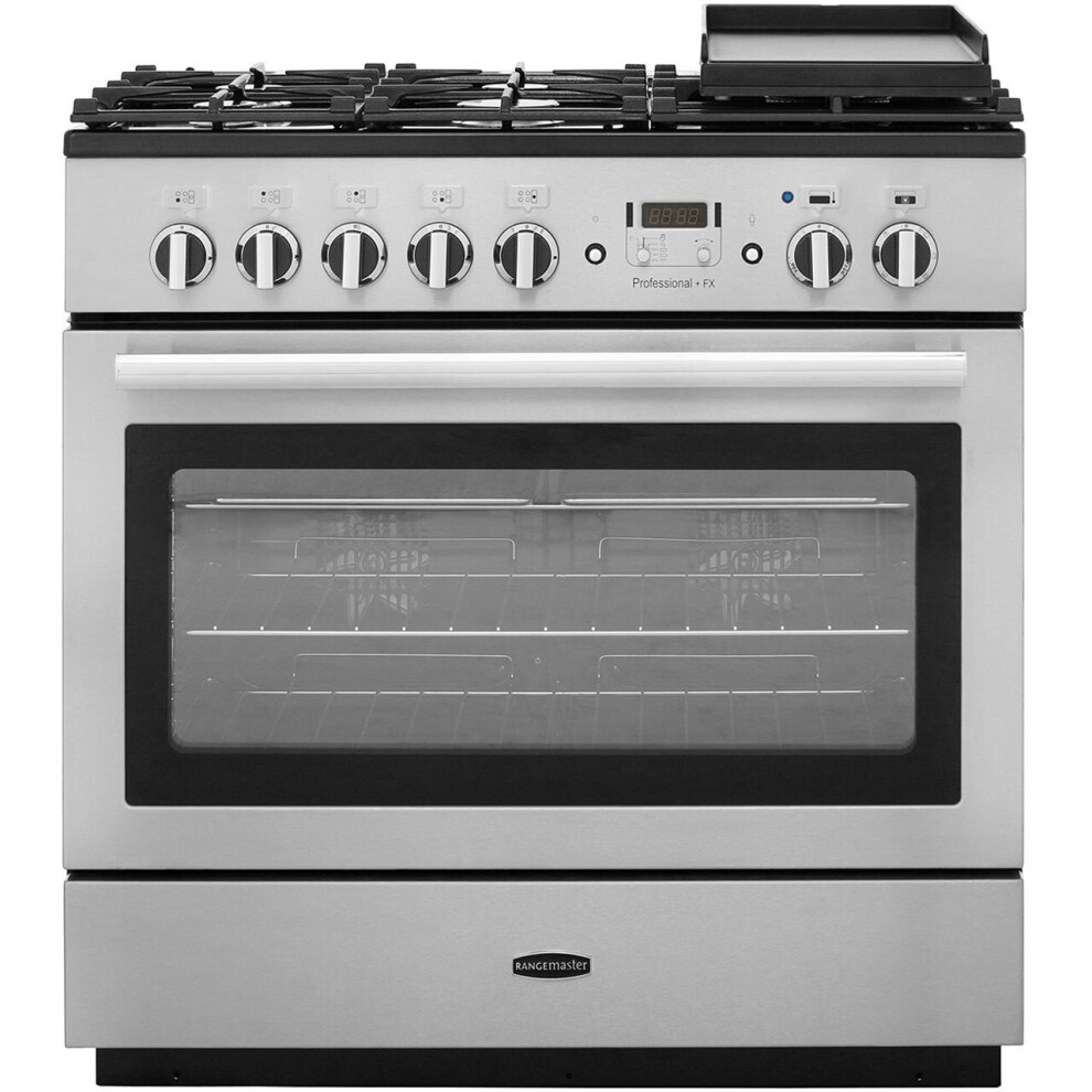 Rangemaster Professional Plus Fx 90 Dual Fuel Stainless Steel And Chrome Prop90fxdffss/C - Image 7
