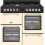 Leisure Leisure Cookmaster CK100G232C 100cm Gas Range Cooker - Cream 1