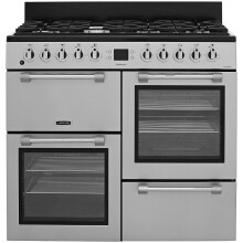 Leisure Cookmaster 100 CK100F232S 100cm Dual Fuel Range Cooker - Silver