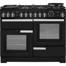 Rangemaster PDL110DFFGB/C Professional Deluxe 110cm 5 Burners Dual Fuel