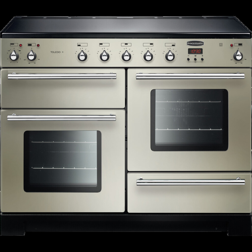 Rangemaster Tolp110eiiv/C Toledo + 110Cm 5 Burners Electric Range Cooker Ivory