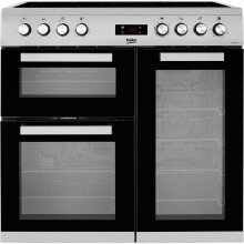 Beko KDVC90X 90cm 5 Burners Electric Range Cooker Stainless Steel