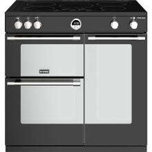Stoves Sterling S900EI 90cm Electric Range Cooker with Induction Hob - Black
