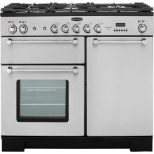 Rangemaster KCH100DFFSS/C Kitchener 100cm 5 Burners Dual Fuel Range Cooker
