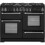 Rangemaster Rangemaster KCH110DFFBL/C Kitchener 110cm 6 Burners  Dual Fuel Range Cooker 1