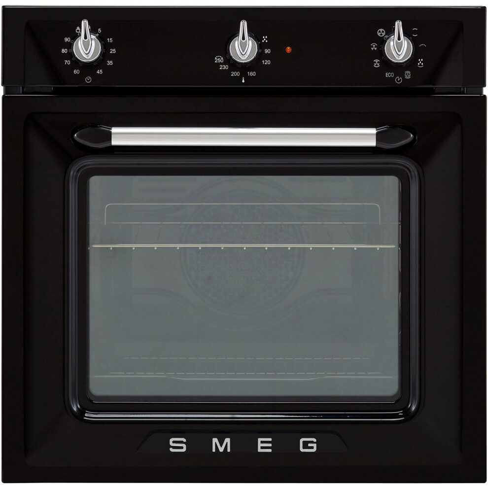 Smeg Victoria Sf6905n1 Built In Electric Single Oven - Black