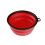 (Red) Collapsible Silicone Bowl for Dogs - 350ml 1
