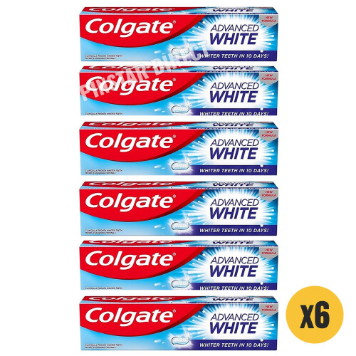 Colgate Colgate Advanced White Toothpaste 100ml x6