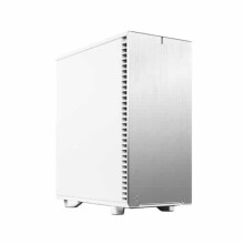 Fractal Design Define 7 Compact (White Solid) Gaming-behuizing, ATX, 2 ventilatoren, geluidsdemping, geventileerde PSU-kap, USB-C