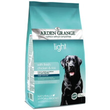 Arden Grange Adult Dry Dog Food Light with Fresh Chicken and Rice, 12 kg