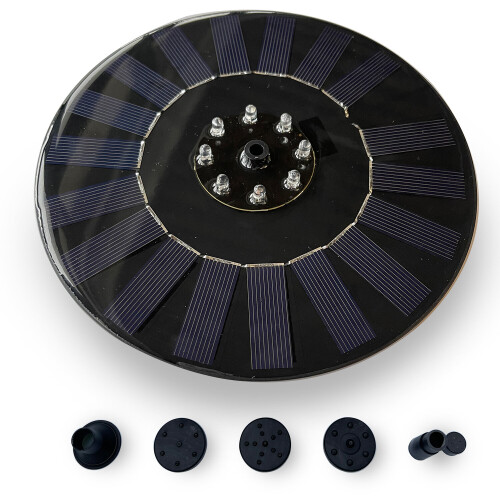 (White light) 18CM Solar Fountain Led Solar Water Fountain 1