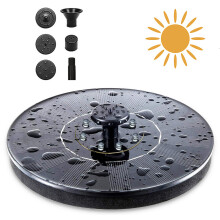 (White light) 18CM Solar Fountain Led Solar Water Fountain