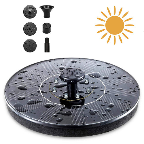 (White light) 18CM Solar Fountain Led Solar Water Fountain