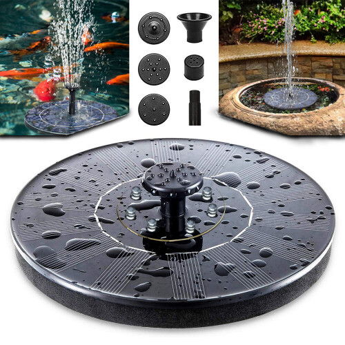 (White light) 18CM Solar Fountain Led Solar Water Fountain 2