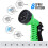 (Green, 25FT) Expandable Garden Hose With 7 Functions Spray Gun 6