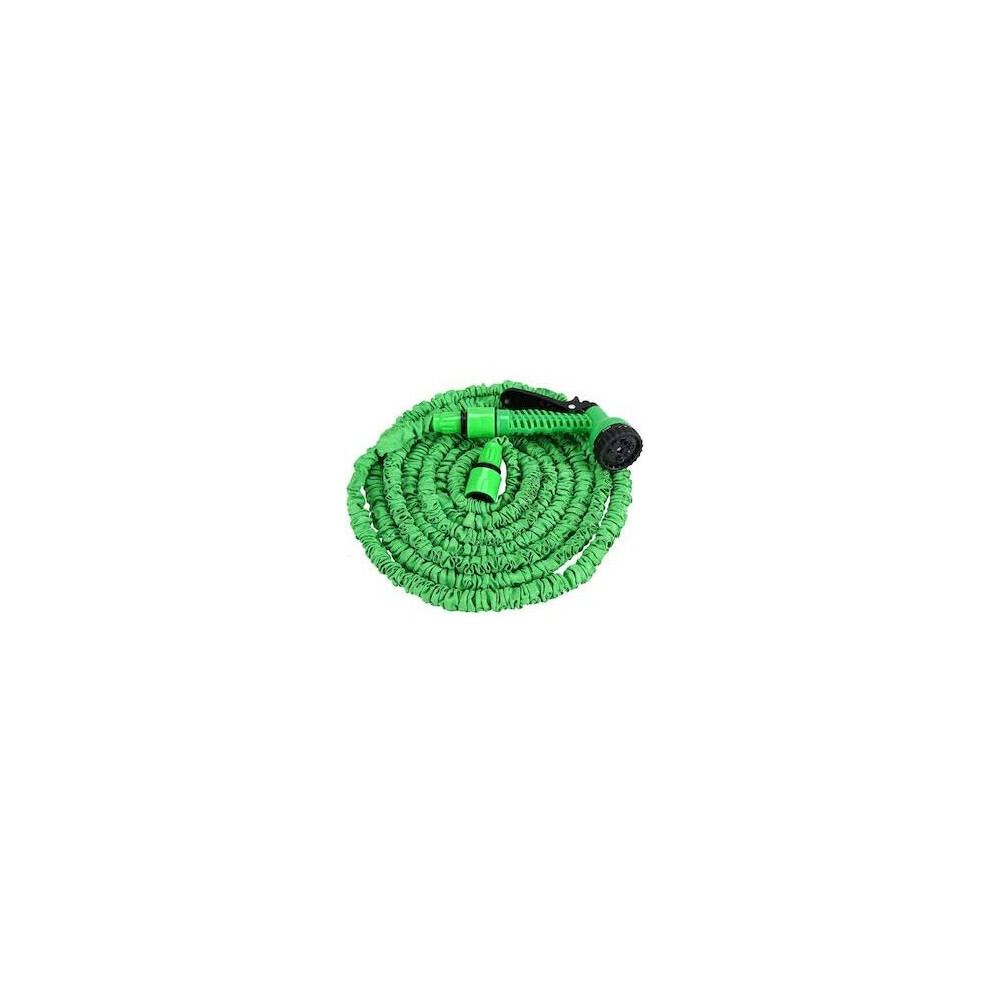 Ulistaurelie (Green, 50Ft) Expandable Garden Hose With 7 Functions Spray Gun