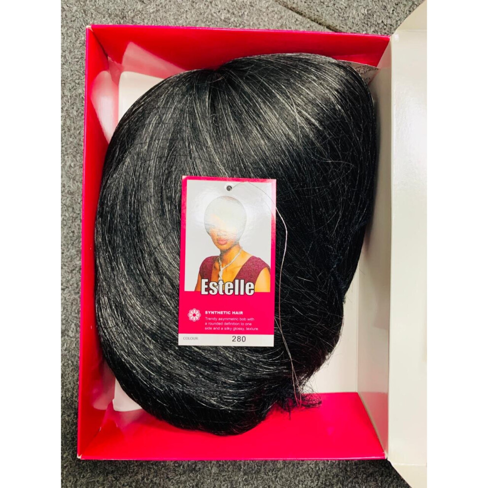 Brand: Sleek Unisex Multicoloured (280) Sleek Wig Fashion Synthetic 'Halle' Short, High Top Wig With Pin Curls & Fringe
