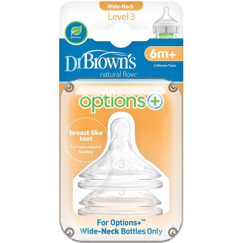 Dr Brown's Dr Brown's Options + Teats (Level 3)