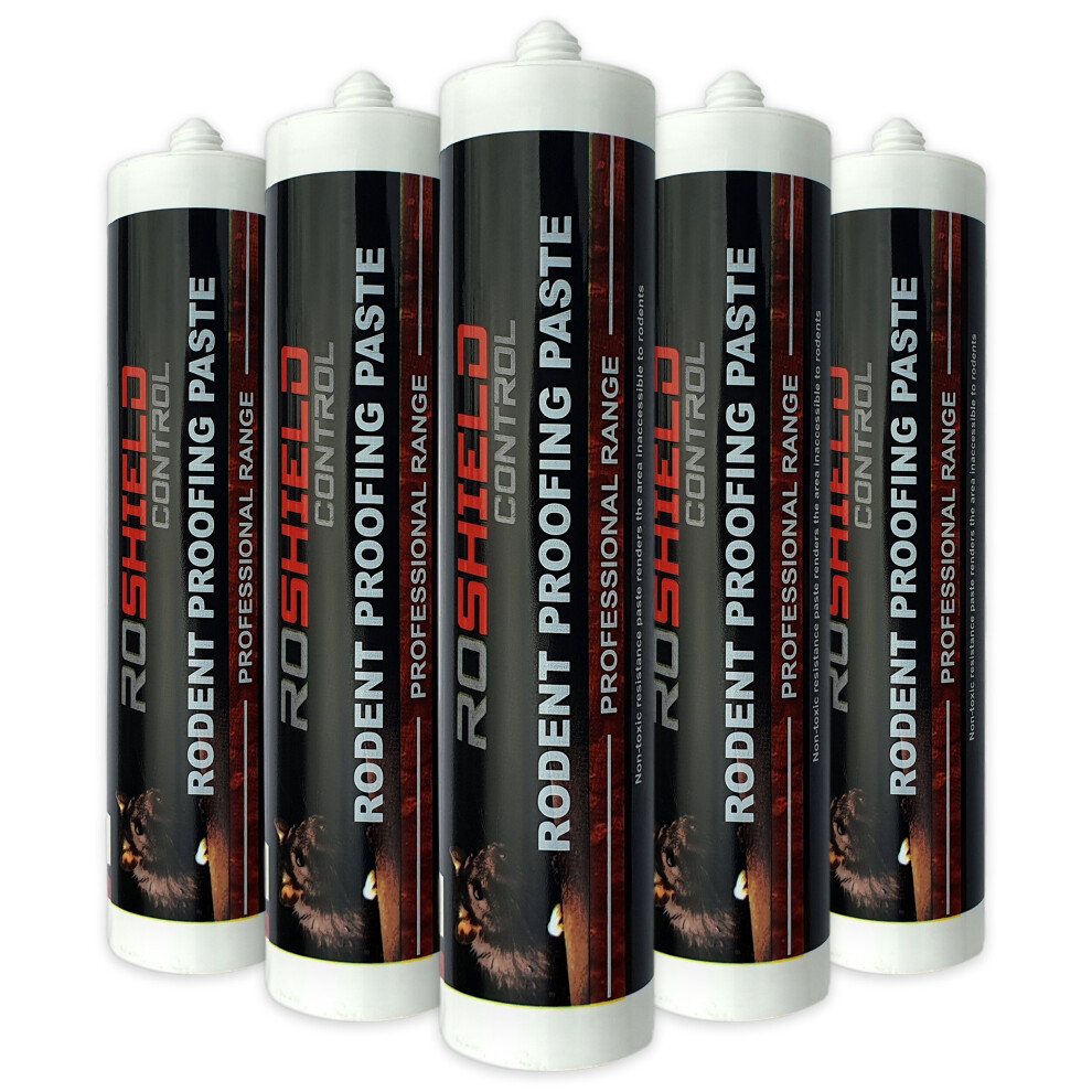 (Pack of 5) Roshield Rodent Proofing & Prevention Mastic-image-OPC-P5Q8WYB-NEW