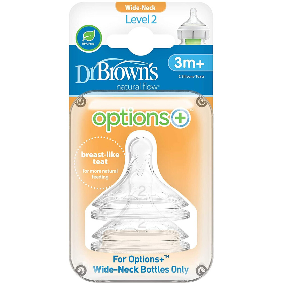 Dr Brown's Options + Teats (Level 2)